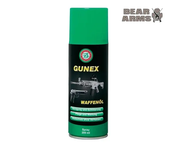 Масло оружейное Ballistol Gunex 2000 spray 200 ml