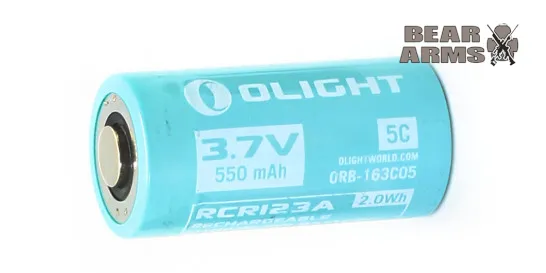 Аккумулятор Olight ORB-163C05 16340 3,7 В. 550 mAh			