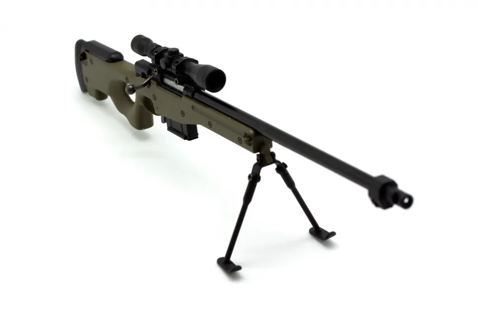 Модель Microgun L AWP Снайперская винтовка сувенирная хаки