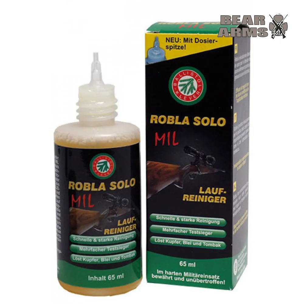 Средство для очистки стволов Ballistol Robla-Solo MIL 65ml